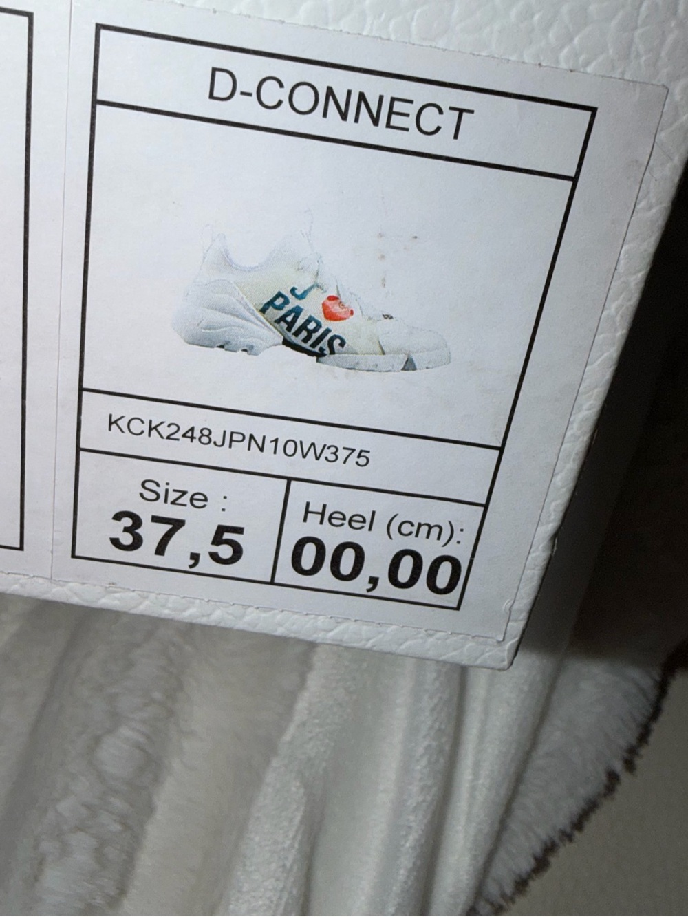 J ADior Paris limited edition sneakers. Size 7.5 (brand new) - Picture 6 of 6
